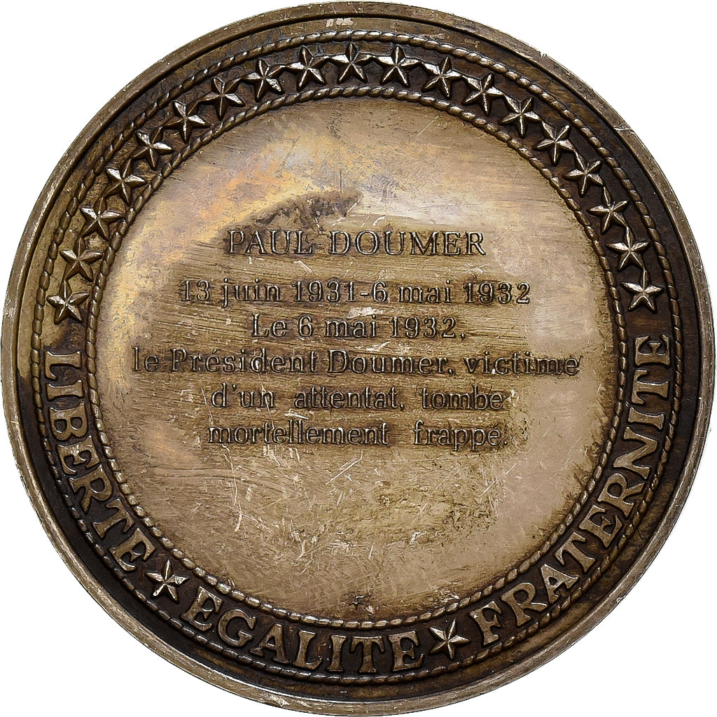 Frankreich, Medaille, Paul Doumer, Président de la République Française