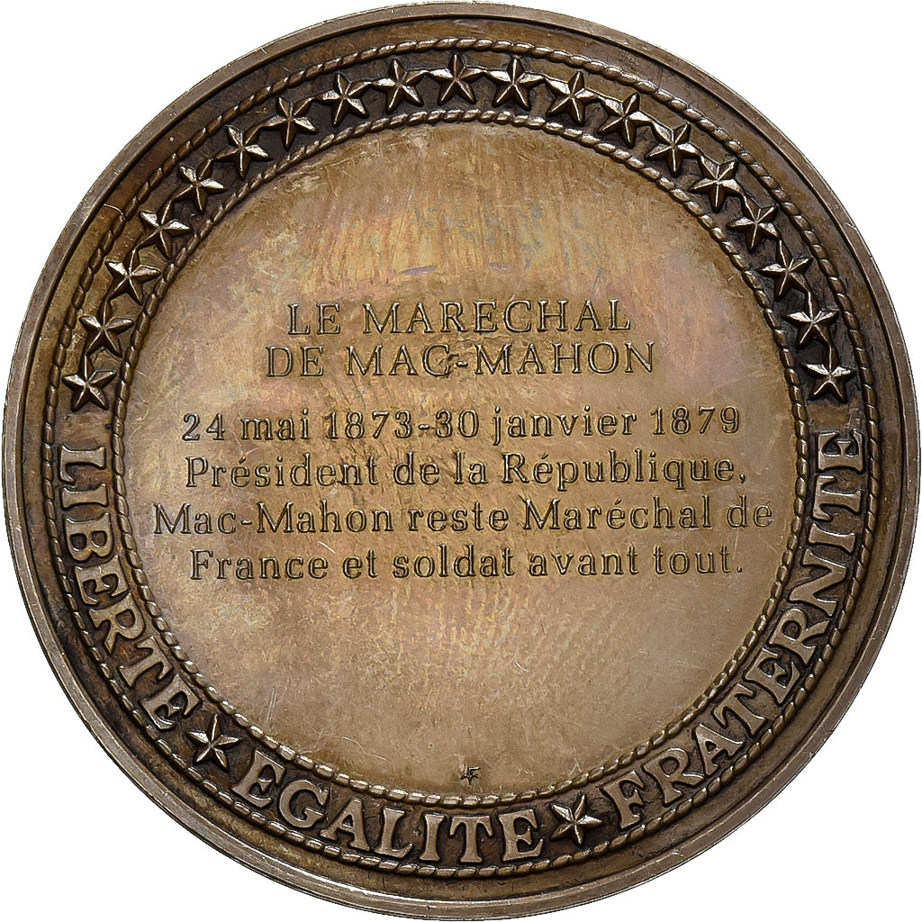 Francia, medaglia, Mac Mahon, Président de la République, Argento, BB+