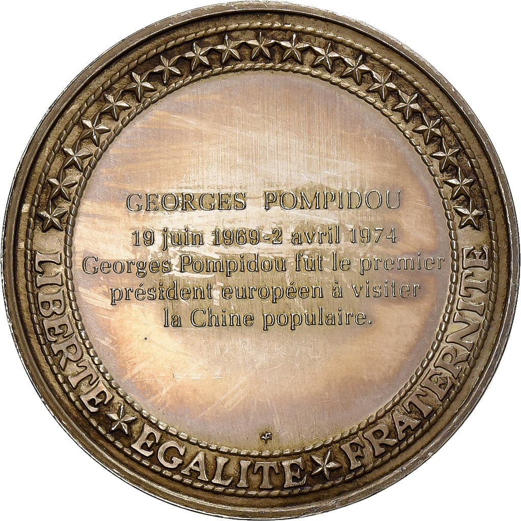 Frankrijk, Medaille, Georges Pompidou, Président de la République Française
