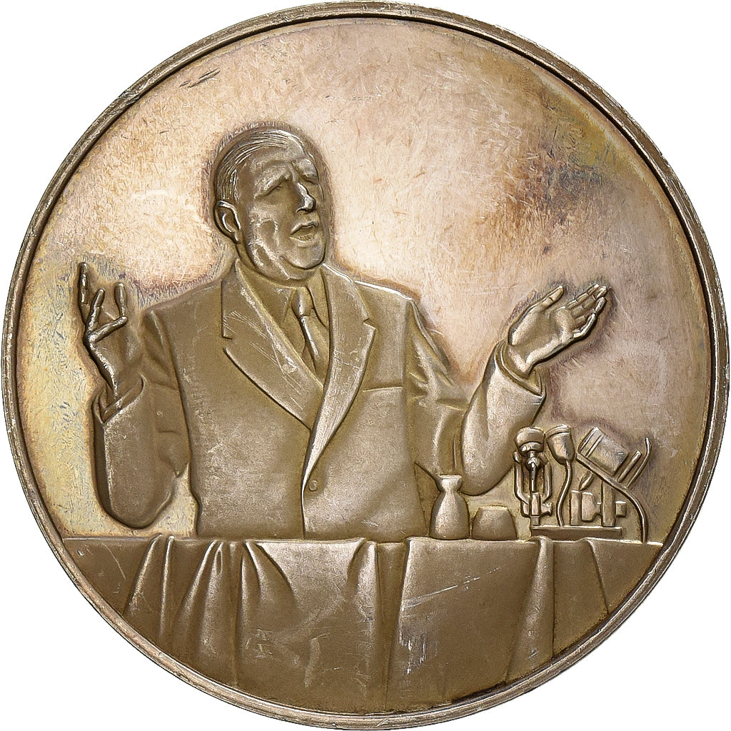 Frankreich, Medaille, Général de Gaulle, Président de la République, Silber