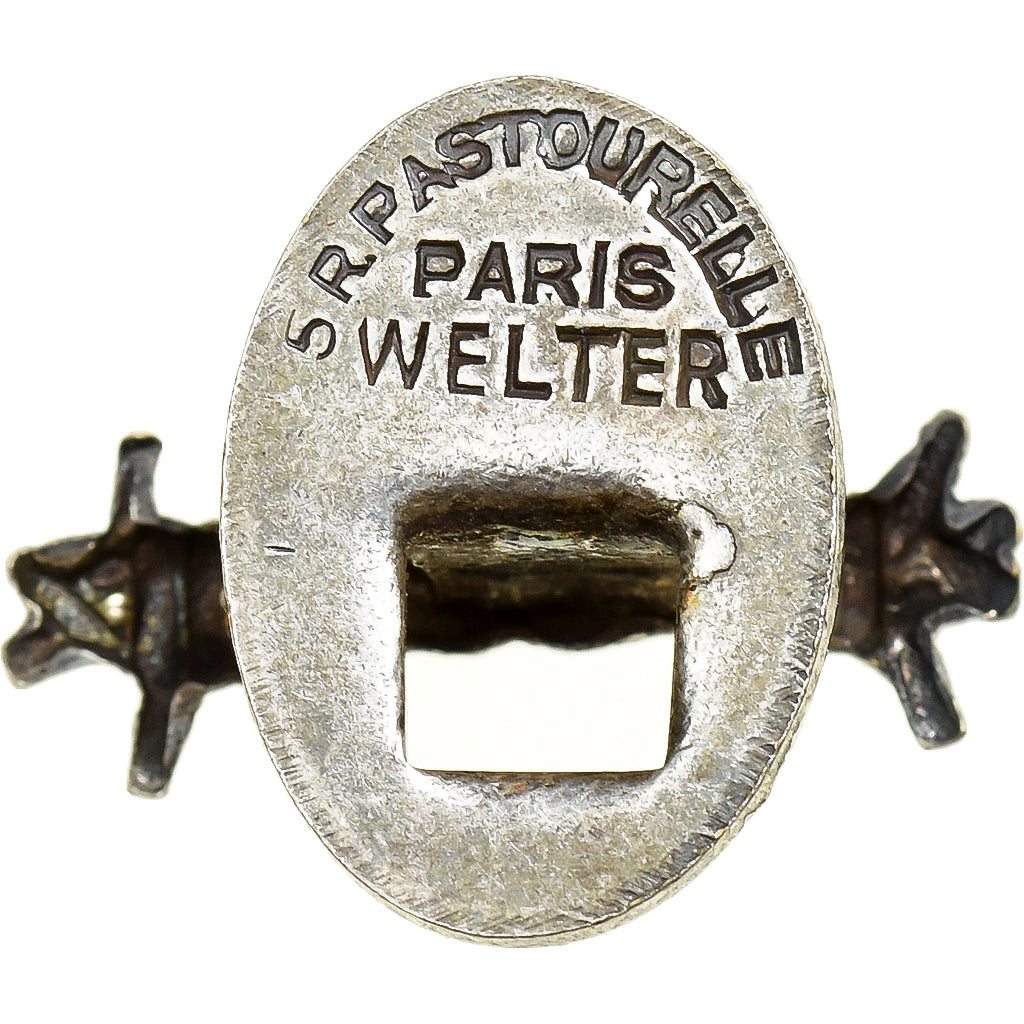 France, Prisonniers de Guerre, WAR, Boutonnière, Excellent Quality, Métal, 37