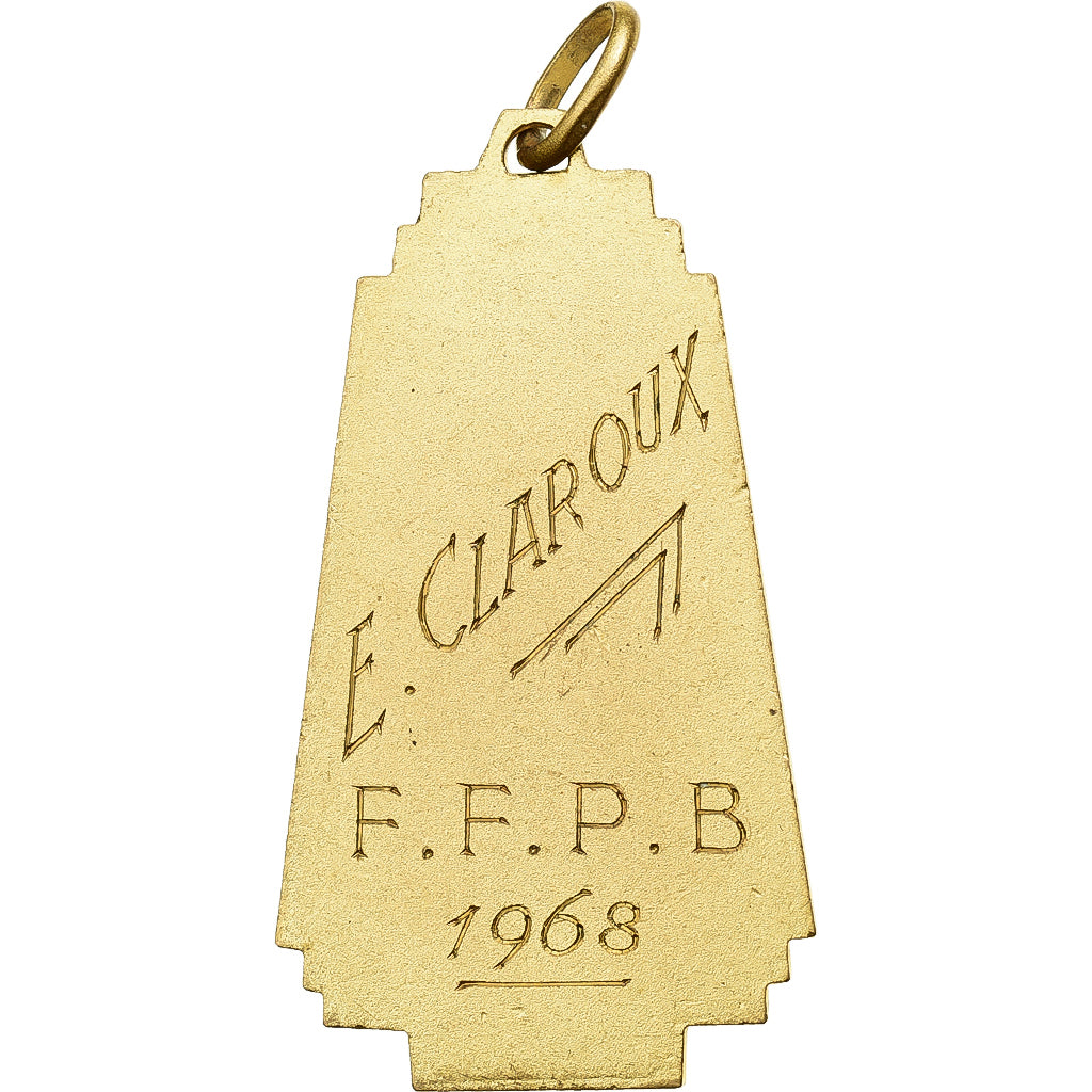 Francia, medaglia, Fédération Française de Pelote Basque, 1968, Ottone, SPL-
