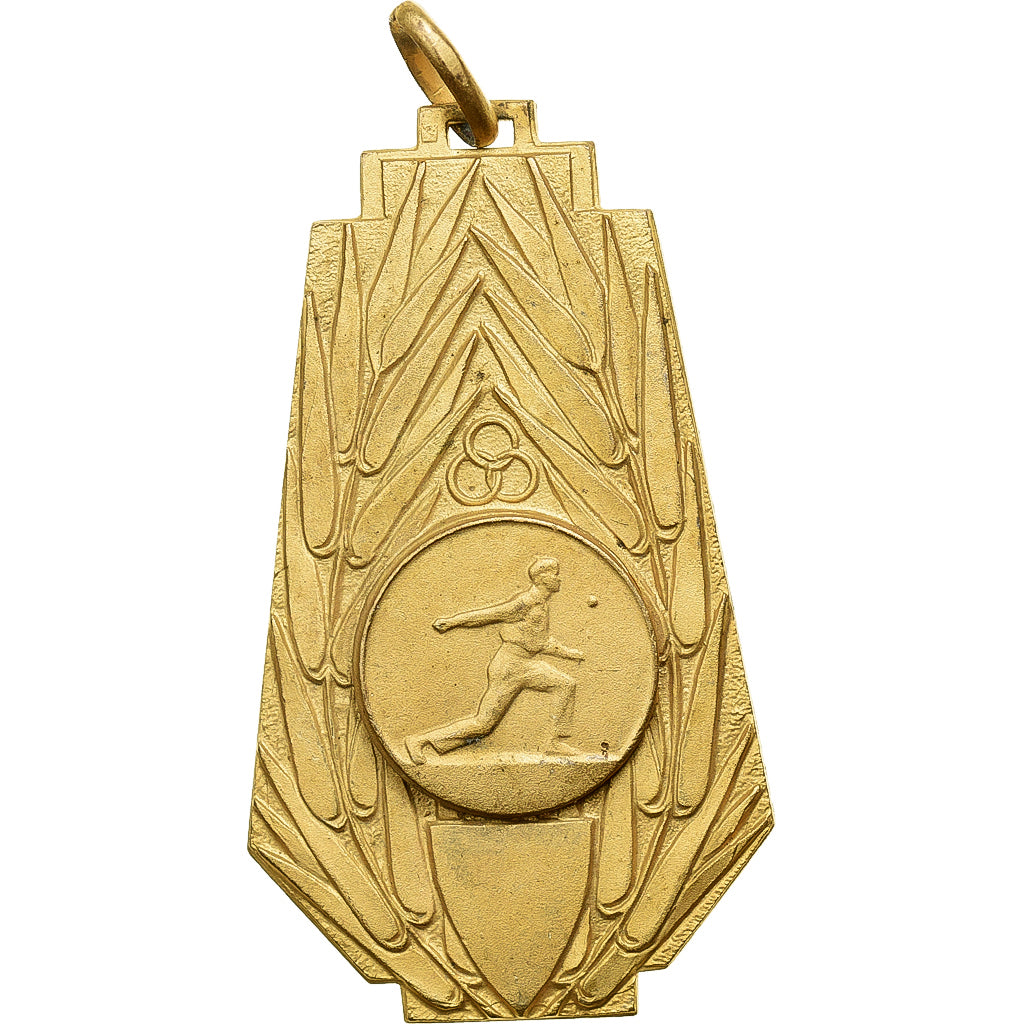 França, medalha, Association Sportive de Pelote Basque, 1962, Latão, AU(55-58)