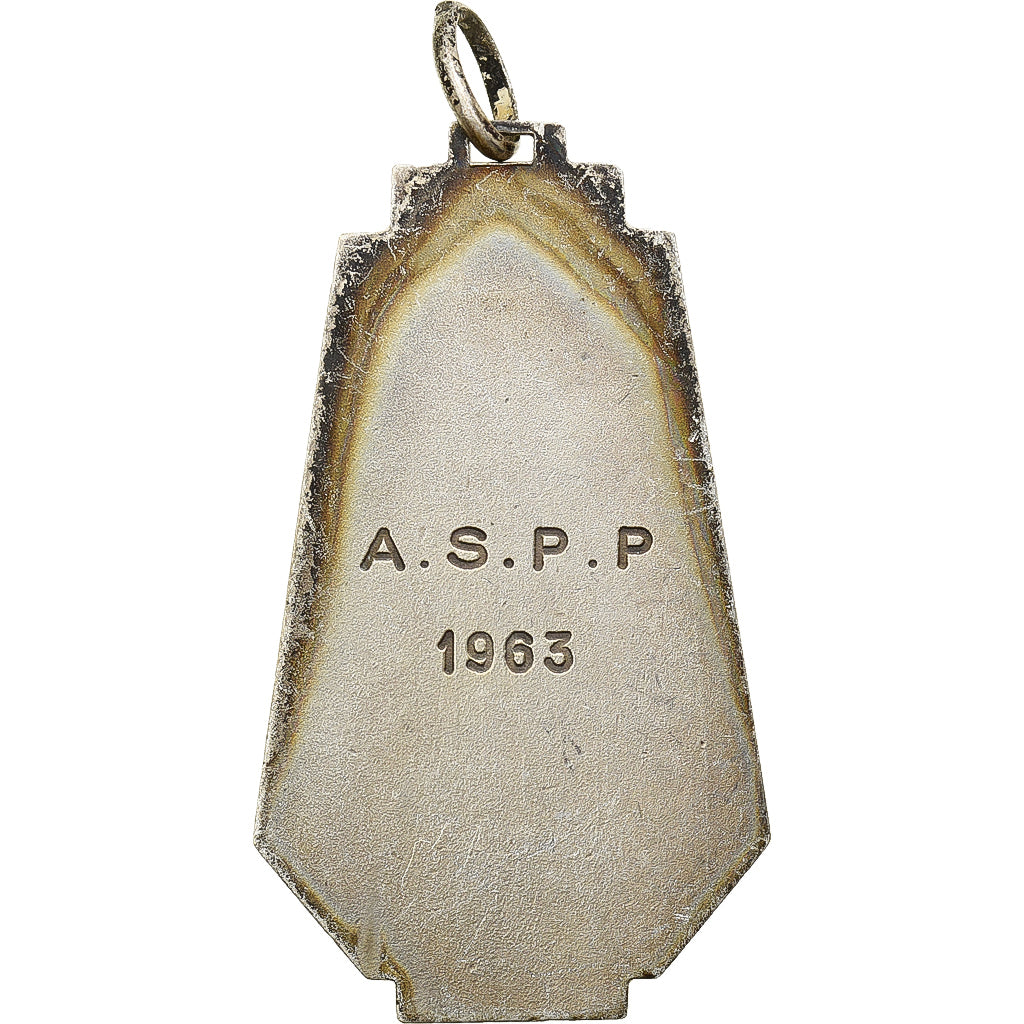 Francja, medal, Association Sportive de Pelote Basque, 1963, Brąz posrebrzany
