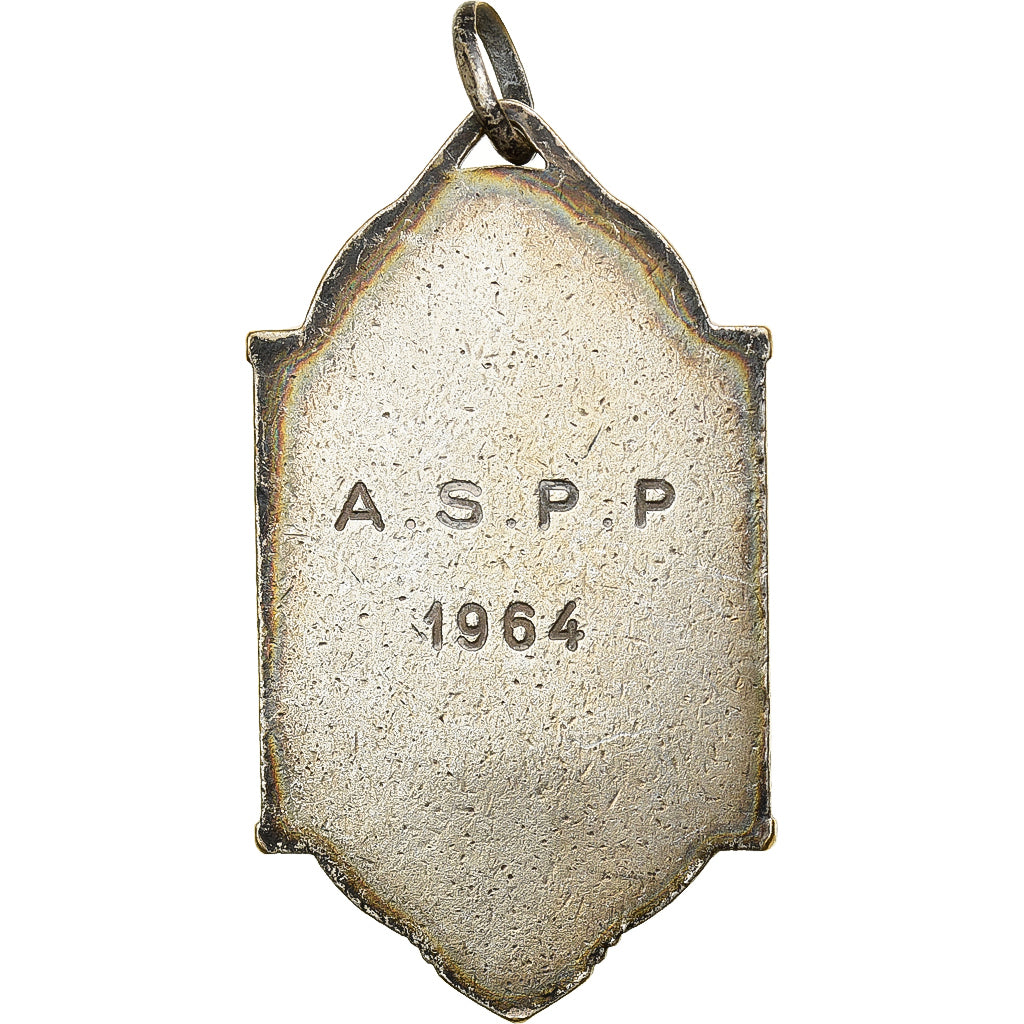 Francja, medal, Association Sportive de Pelote Basque, 1964, Brąz posrebrzany