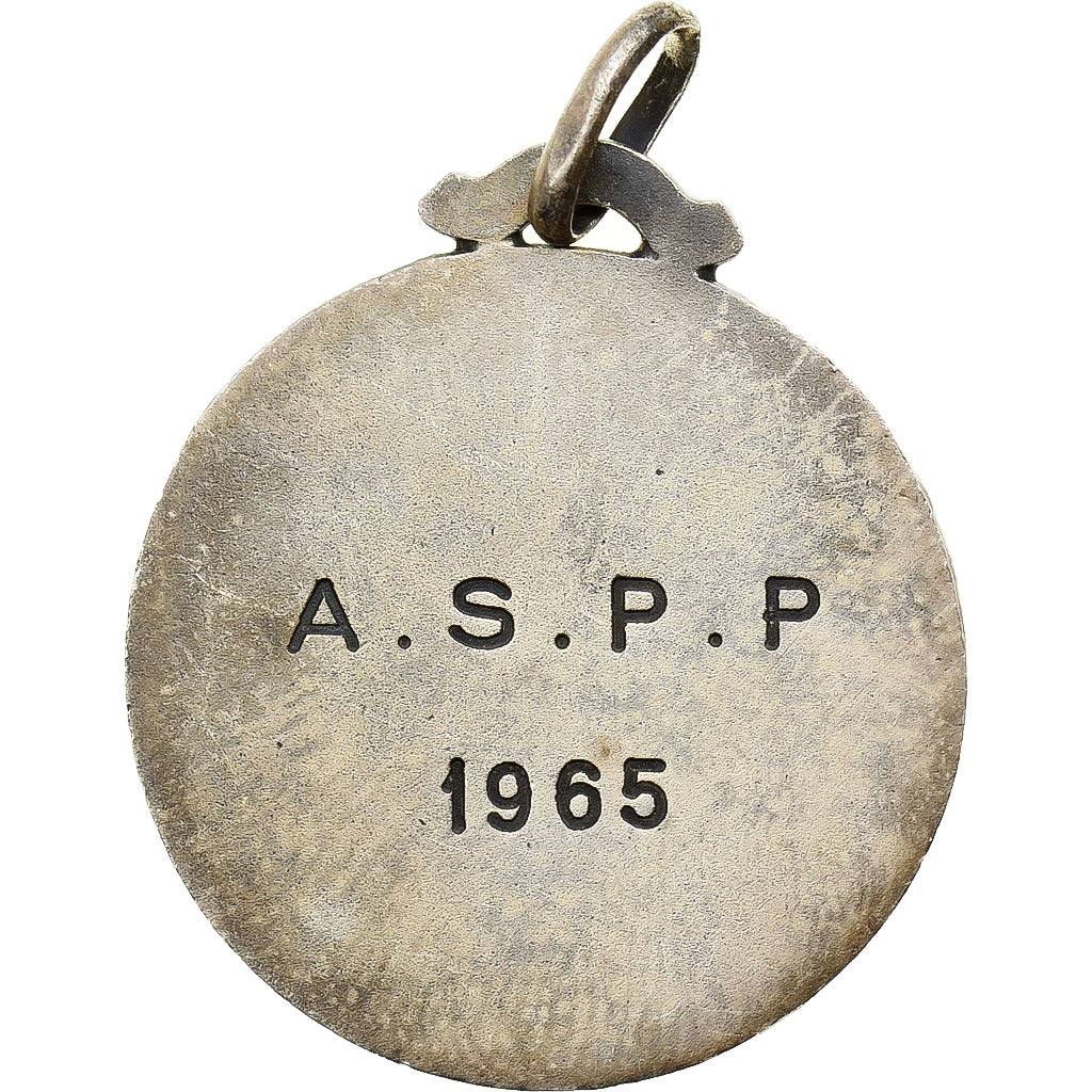 Francia, medalla, Association Sportive de Pelote Basque, 1965, Bronce plateado