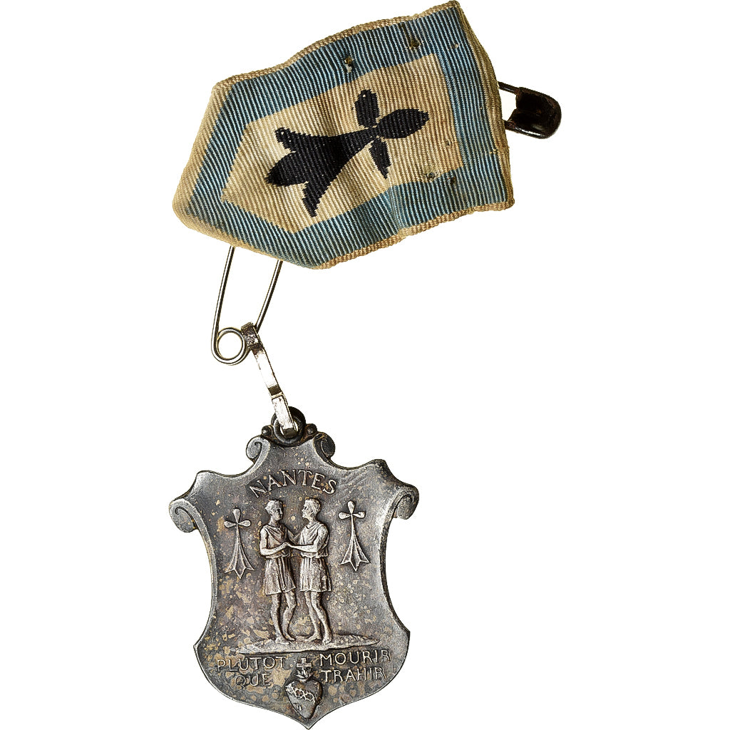 France, Médaille, Nantes, Plutôt Mourir que Trahir, Bronze argenté, TTB