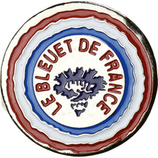 Francia, Pin's, Le Bleuet de France, Métal, FDC