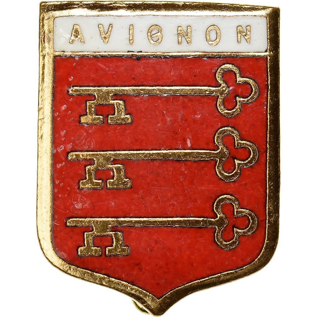 Francja, Broche, Ville d'Avignon, Métal, AU(55-58)