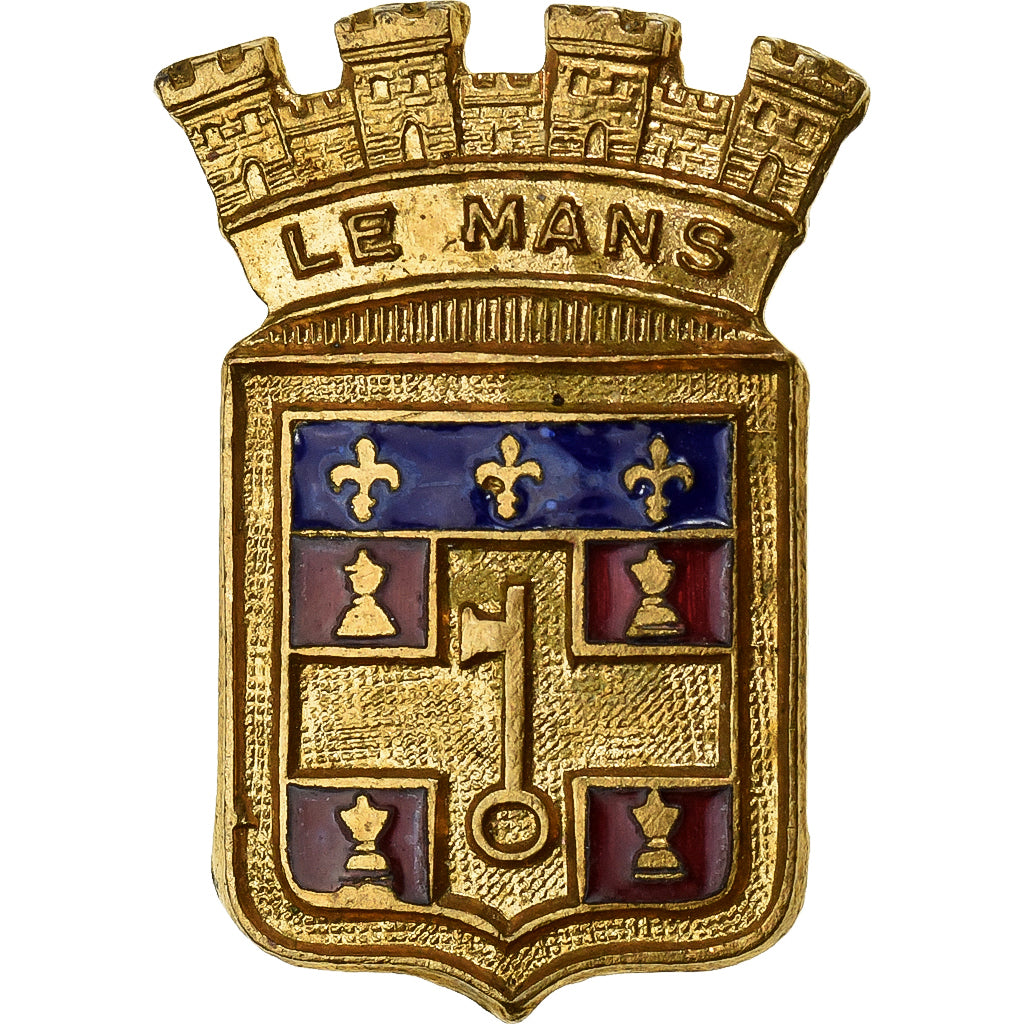 Francja, Broche, Ville du Mans, Métal, AU(55-58)