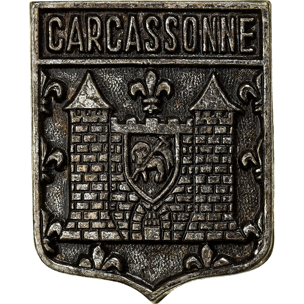 France, Broche, Ville de Carcassonne, Métal, SUP
