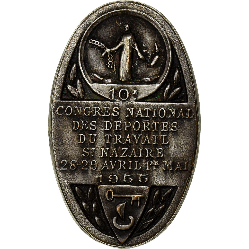 Francja, Broche, 10ème Congrès National des Déportés du Travail