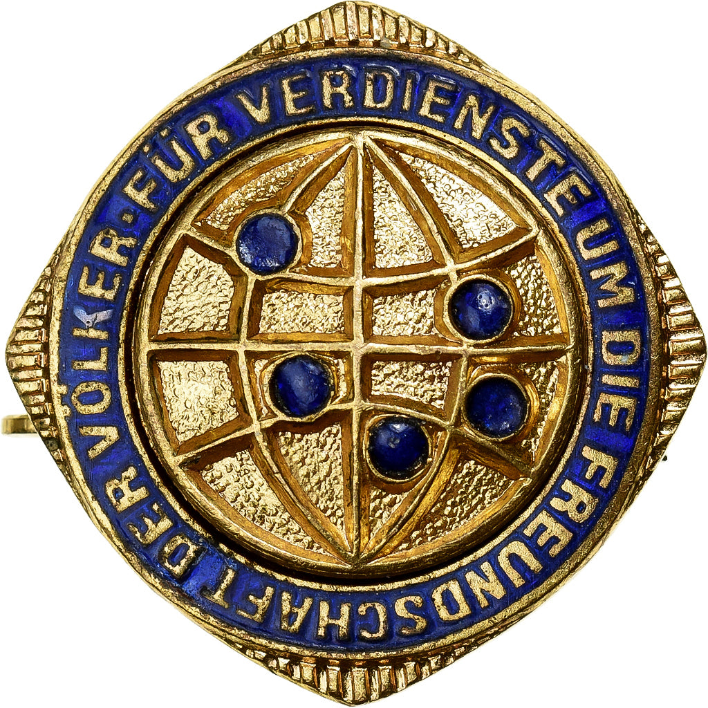 Alemania, Broche, Für Verdienste um die Freundschaft der Völker, Métal, EBC