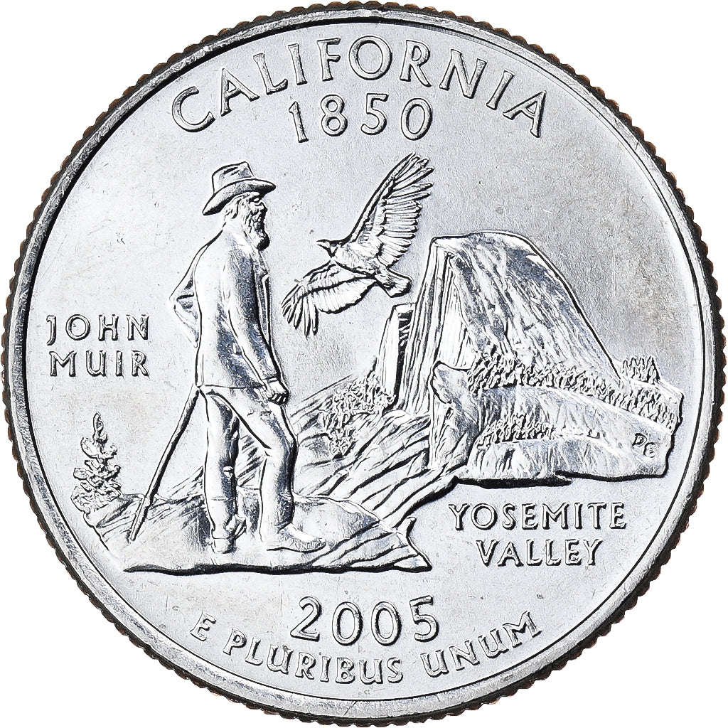 Vereinigte Staaten, quarter dollar, 2005, Philadelphia, California 1850