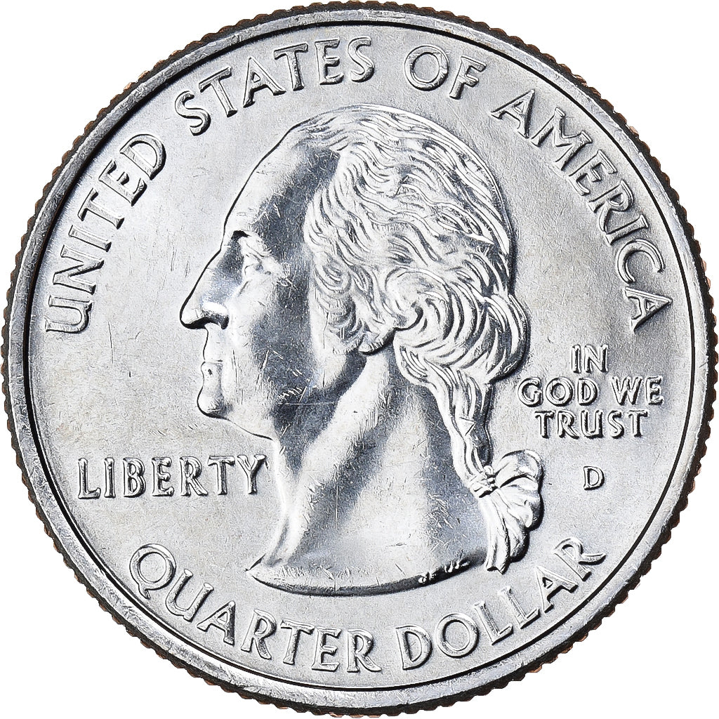 Stati Uniti, Quarter, Quarter Dollar, 2005, Denver, Kansas 1861, Rame ricoperto
