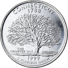 Stati Uniti, Quarter, Quarter Dollar, 1999, Denver, Connecticut 1788, Rame
