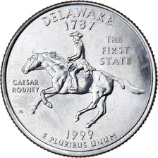 Stati Uniti, Quarter, Quarter Dollar, 1999, Denver, Delaware 1787, Rame