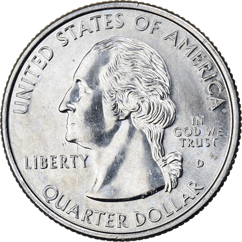 Stati Uniti, Quarter, Quarter Dollar, 1999, Denver, Delaware 1787, Rame