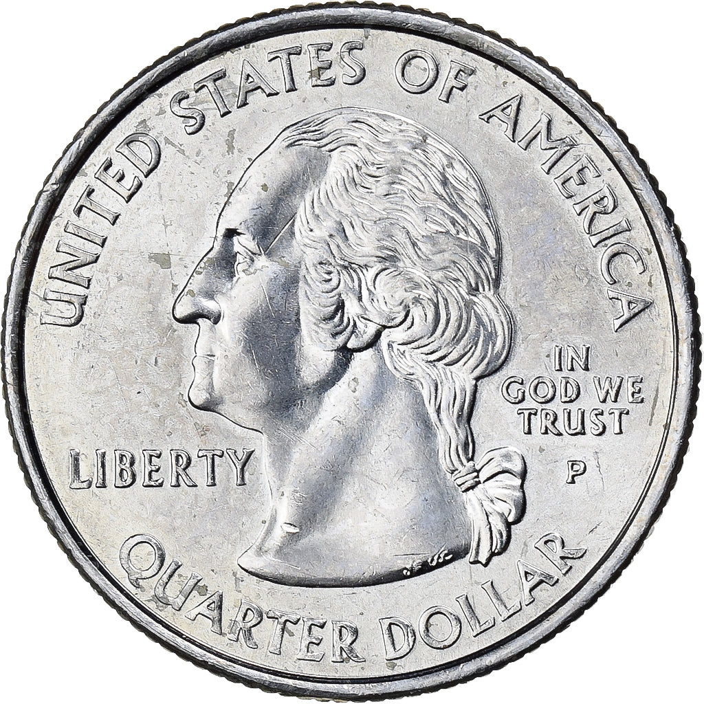 United States, quarter dollar, Massachusetts, 2000, Philadelphia, Copper-Nickel