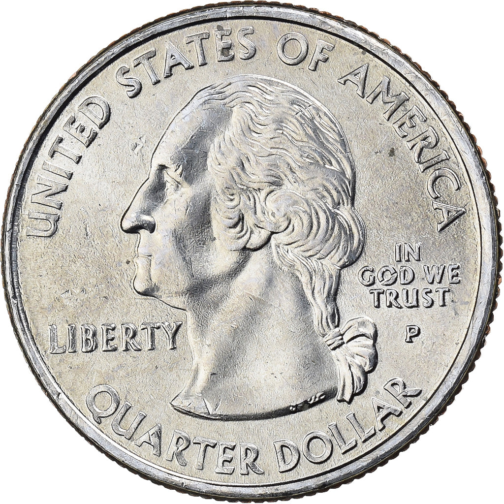 United States, Quarter, 2002, Philadelphia, Tennessee 1796, Copper-Nickel Clad