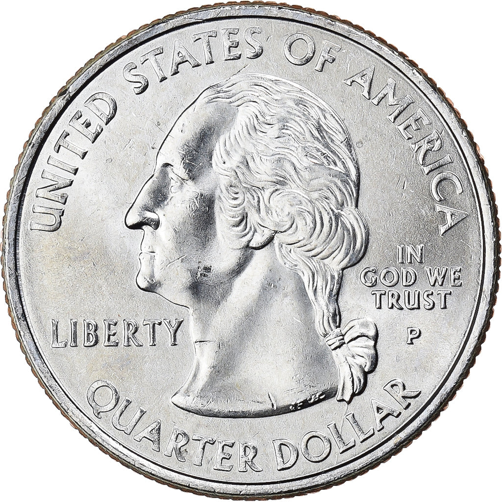 United States, Quarter, Quarter Dollar, 2002, Philadelphia, Louisiana 1812
