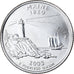 Stati Uniti, Quarter, Quarter Dollar, 2003, Denver, Maine 1820, Rame ricoperto