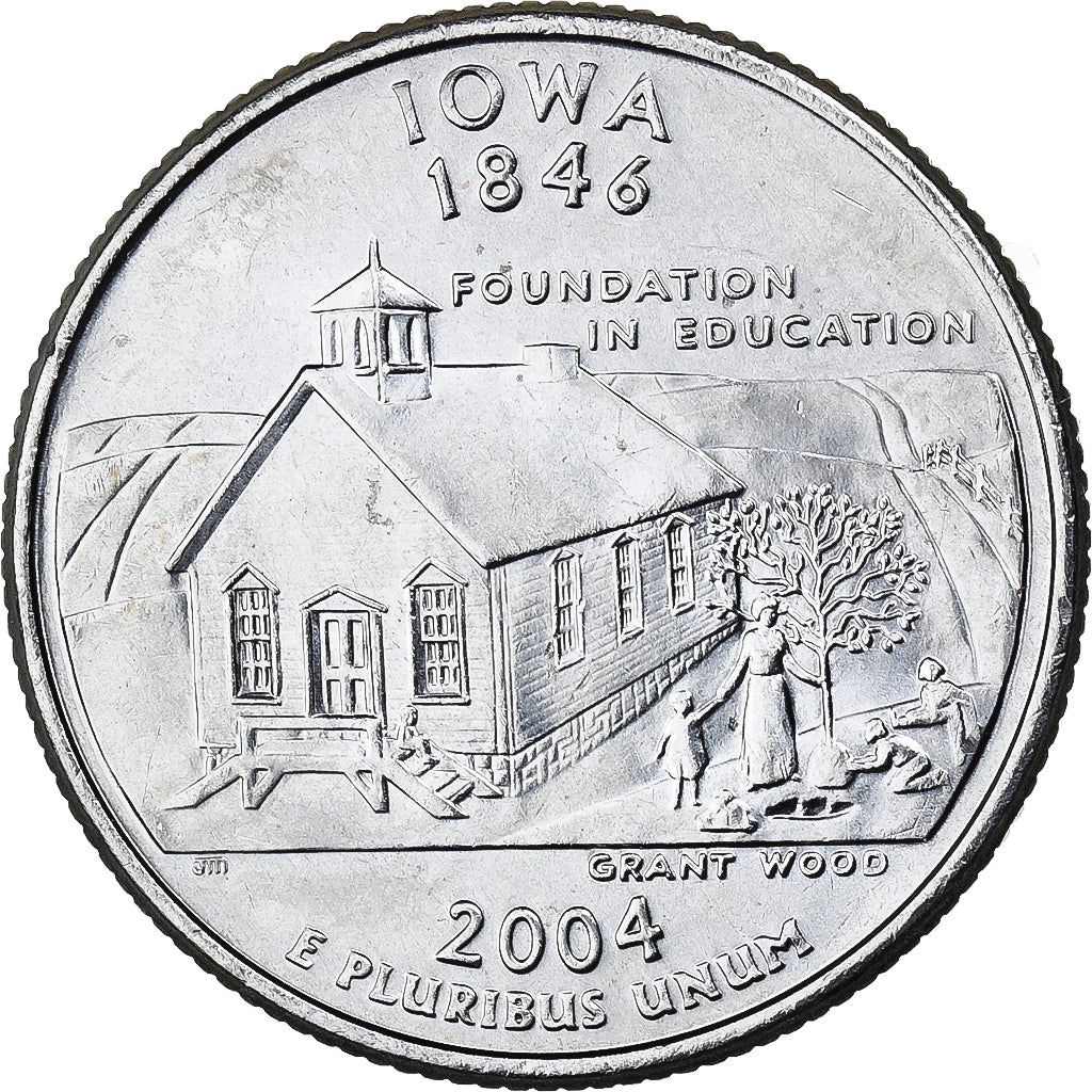 Verenigde Staten, Quarter, Quarter Dollar, 2004, Denver, Iowa 1846