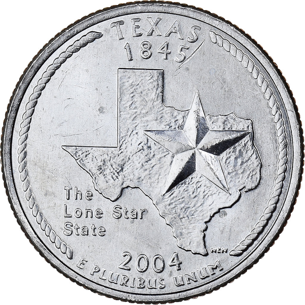 Verenigde Staten, Quarter, Quarter Dollar, 2004, Denver, Texas 1845
