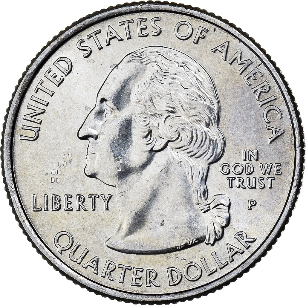 États-Unis, Quarter, Quarter Dollar, 2004, Philadelphie, MICHIGAN, Cupronickel