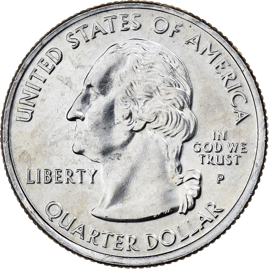United States, quarter dollar, Wyoming, 2007, Philadelphia, Copper-Nickel Clad