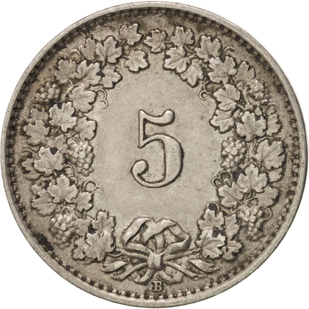 Coin, Switzerland, 5 Rappen, 1930, Bern, EF(40-45), Copper-nickel, KM:26