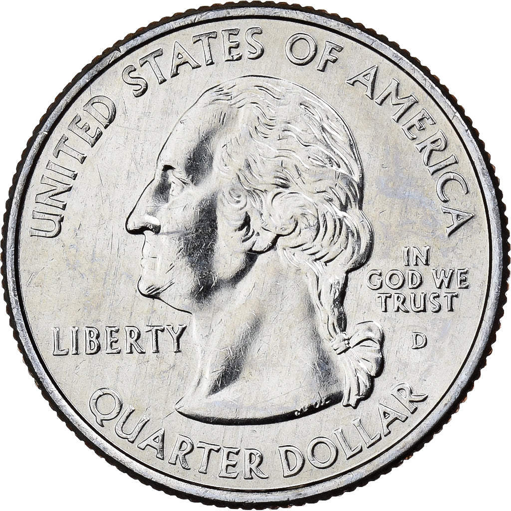 United States, Quarter, Quarter Dollar, 2007, Denver, Montana 1889