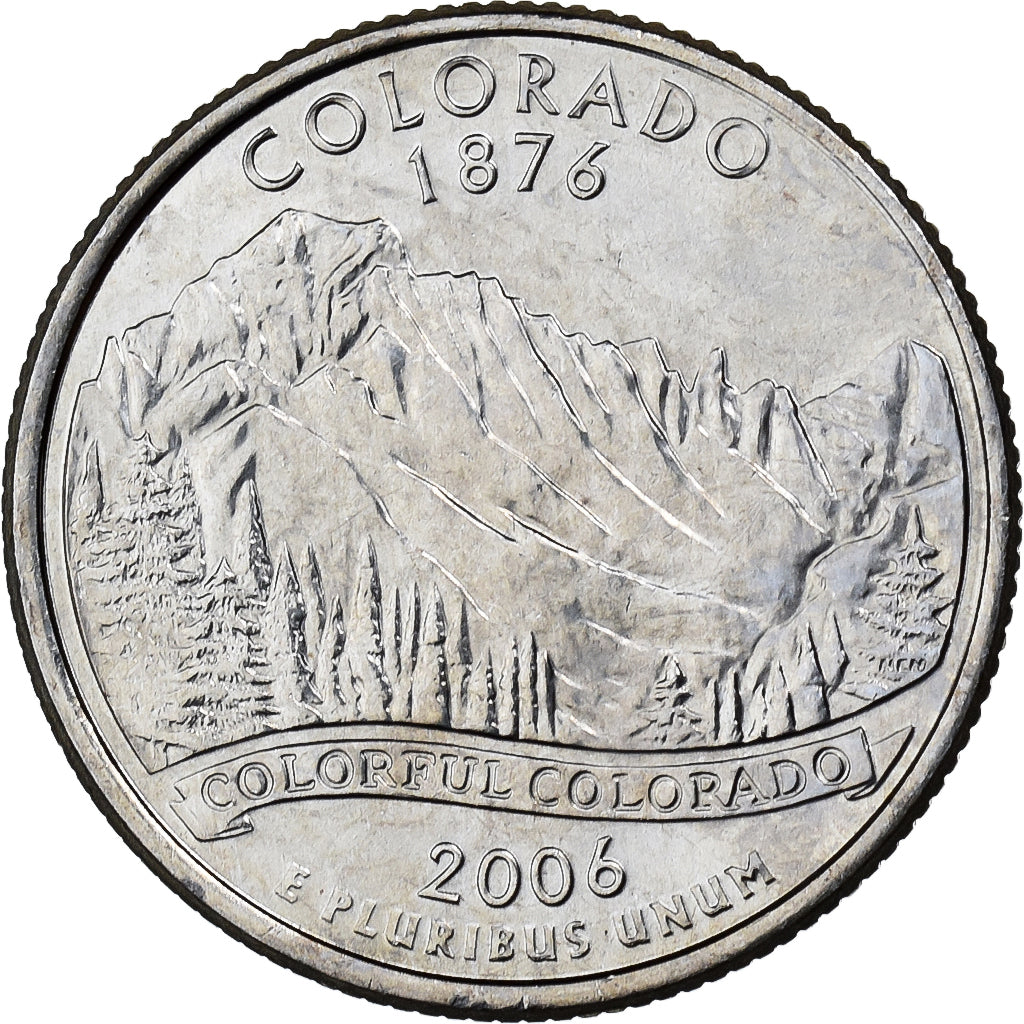 United States, Quarter, Quarter Dollar, 2006, Denver, COLORADO, Copper-Nickel