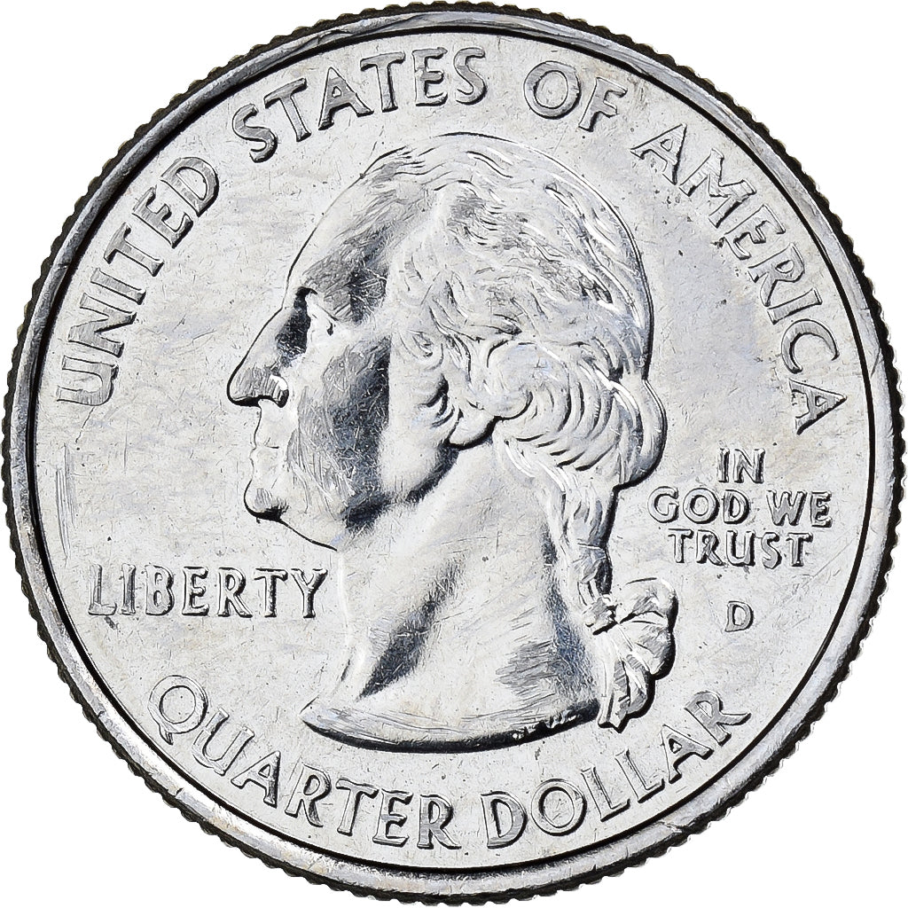 United States, Quarter, Quarter Dollar, 2006, Denver, South Dakota, 1889