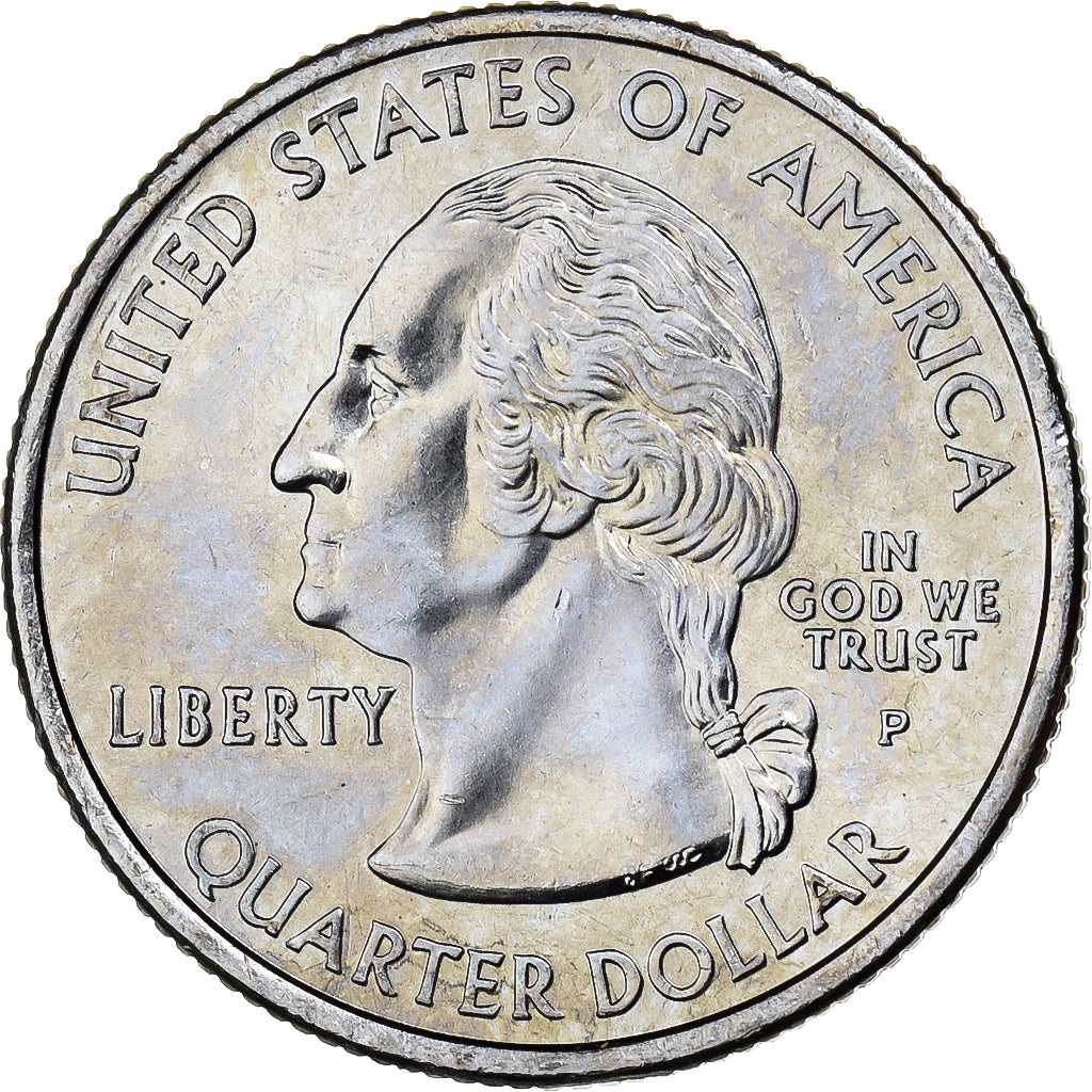United States, Quarter, Quarter Dollar, 2008, Philadelphia, Oklahoma 1907
