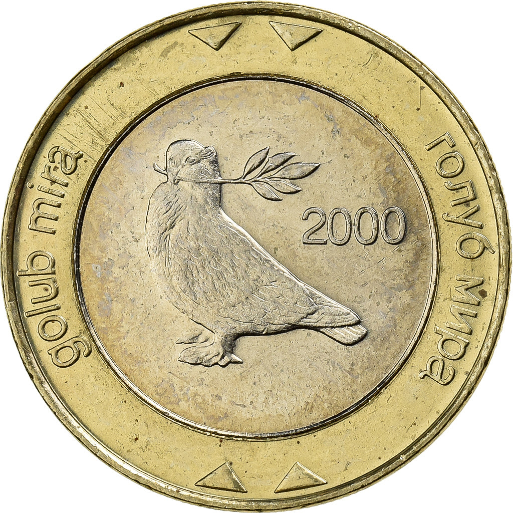 Bosnia and Herzegovina, 2 Konvertible Marka, 2000, British Royal Mint