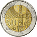 Azerbaijan, 50 Qapik, 2006, Bimetallic, MS(63), KM:44