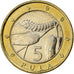 Botswana, 5 Pula, 2007, British Royal Mint, Bi-Metallic, MS(63), KM:30