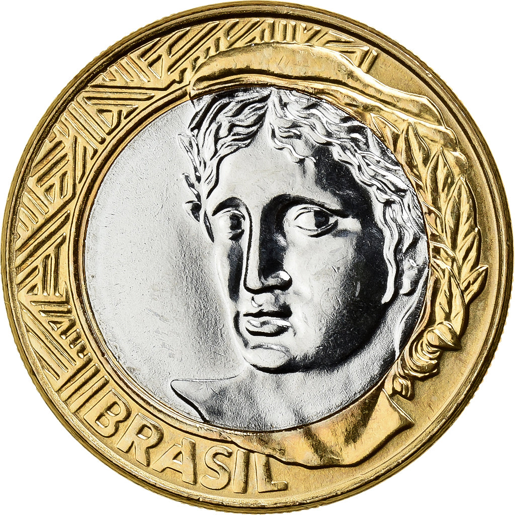 Brazylia, Real, 2008, Rio de Janeiro, Bimetaliczny, MS(64), KM:652a