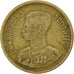 Thailand, Rama IX, 50 Satang = 1/2 Baht, 1957, Aluminum-Bronze, S+, KM:81