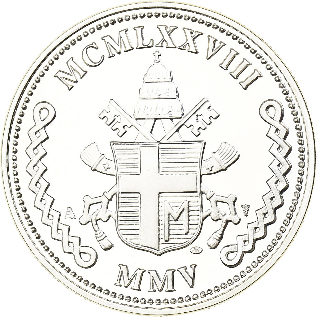 CITTÀ DEL VATICANO, medaglia, Le Pape Jean-Paul II, 2005, Argento, FDC