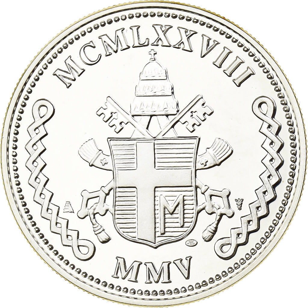 Vatican, Medal, Le Pape Jean-Paul II, 2005, Silver, MS(65-70)