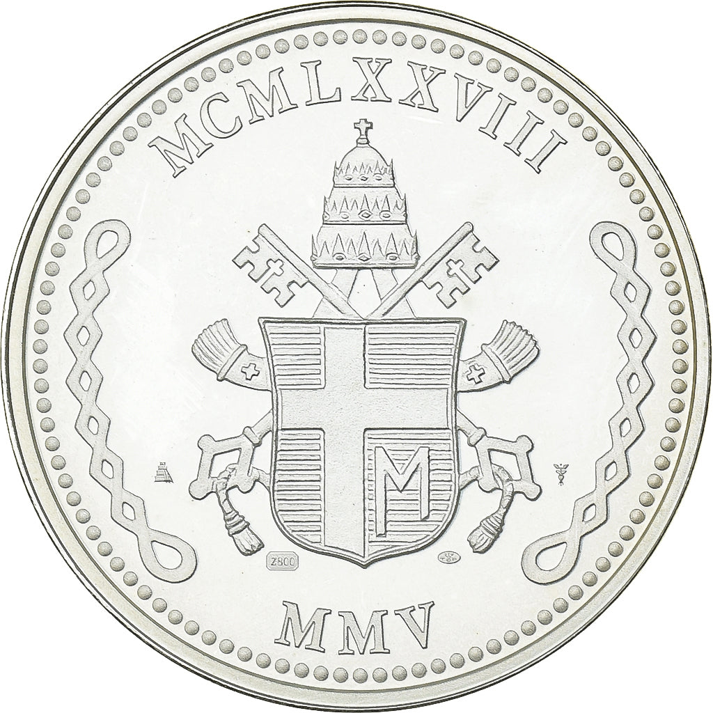 CIUDAD DEL VATICANO, medalla, Canonisation de Jean Paul II, 2014, Plata, EBC