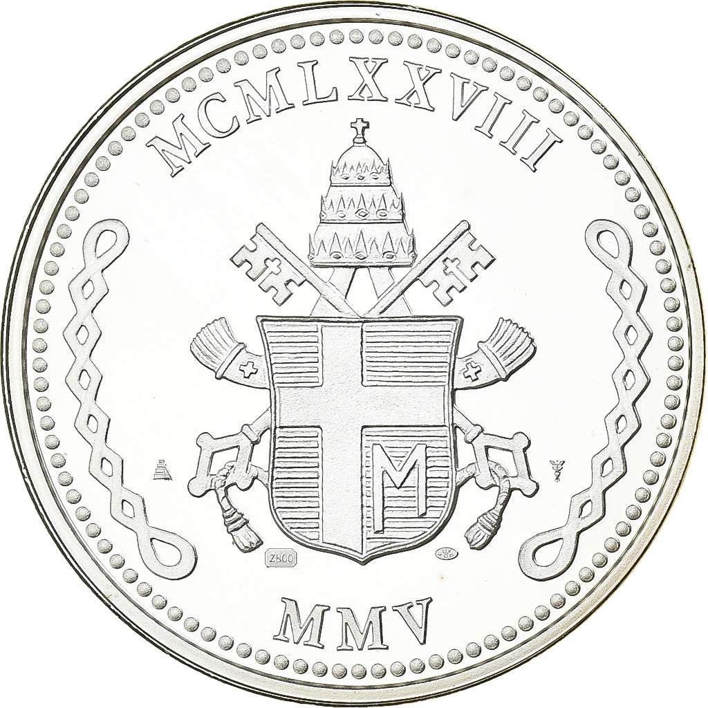 PAŃSTWO WATYKAŃSKIE, medal, Canonisation de Jean Paul II, 2014, Srebro, MS(64)