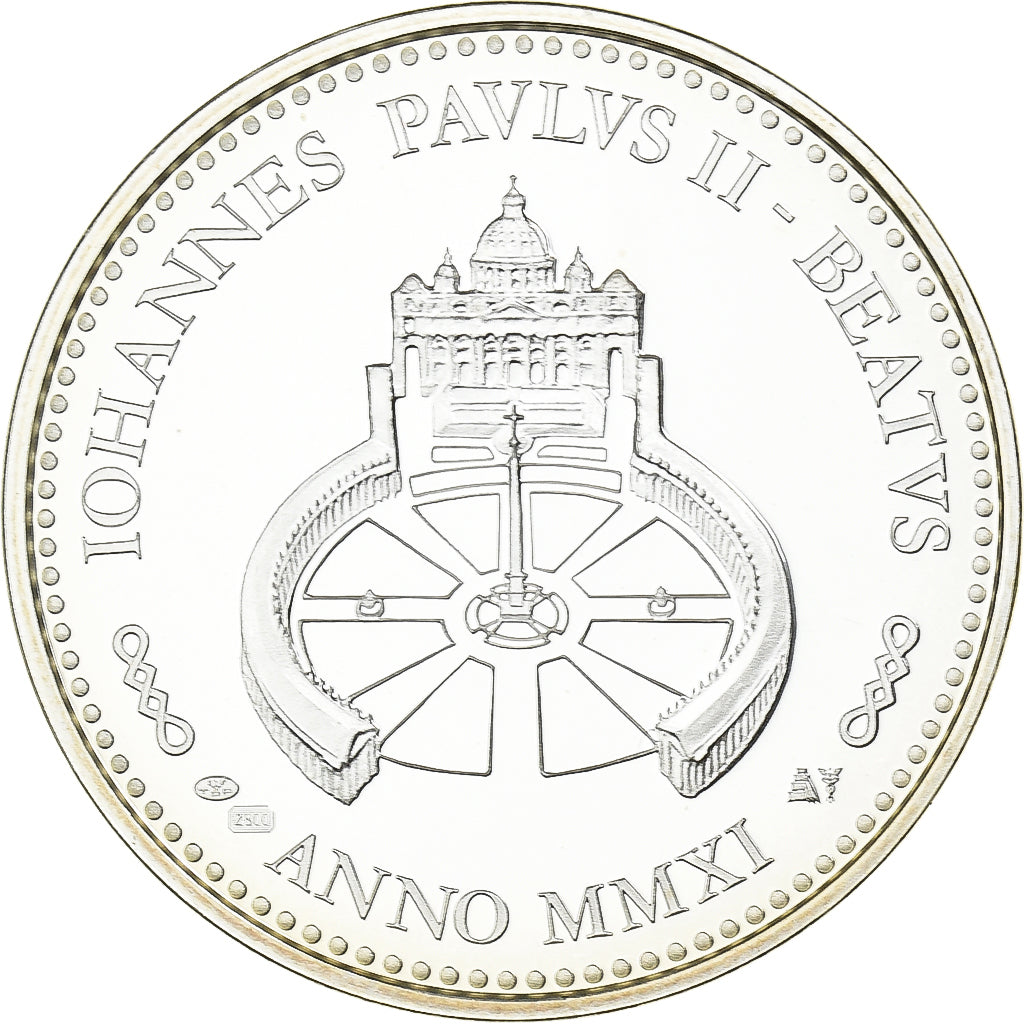 CITTÀ DEL VATICANO, medaglia, La Béatification de jean-Paul II, 2011, Argento