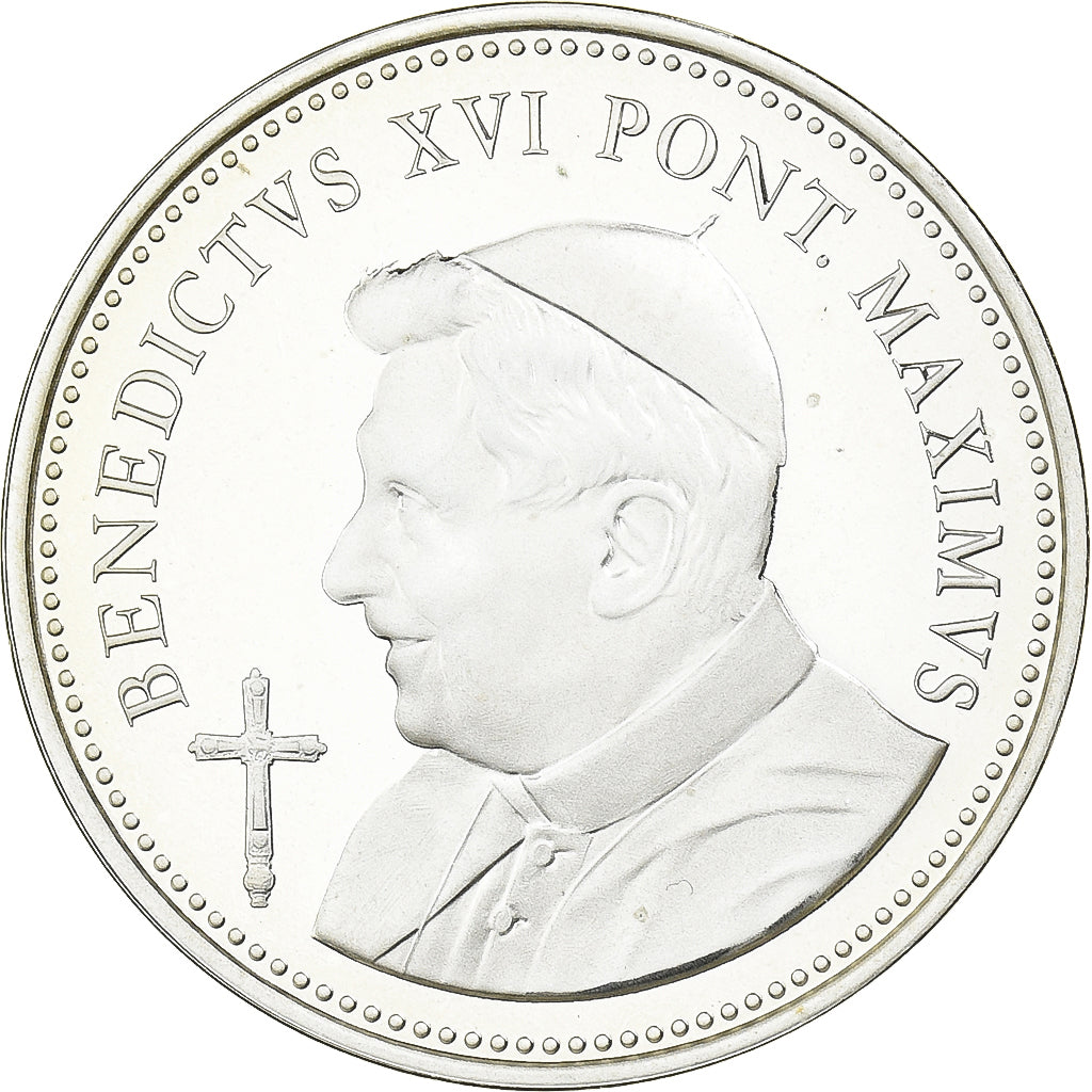 PAŃSTWO WATYKAŃSKIE, medal, Le Pape Benoit XVI, 2013, Srebro, MS(64)