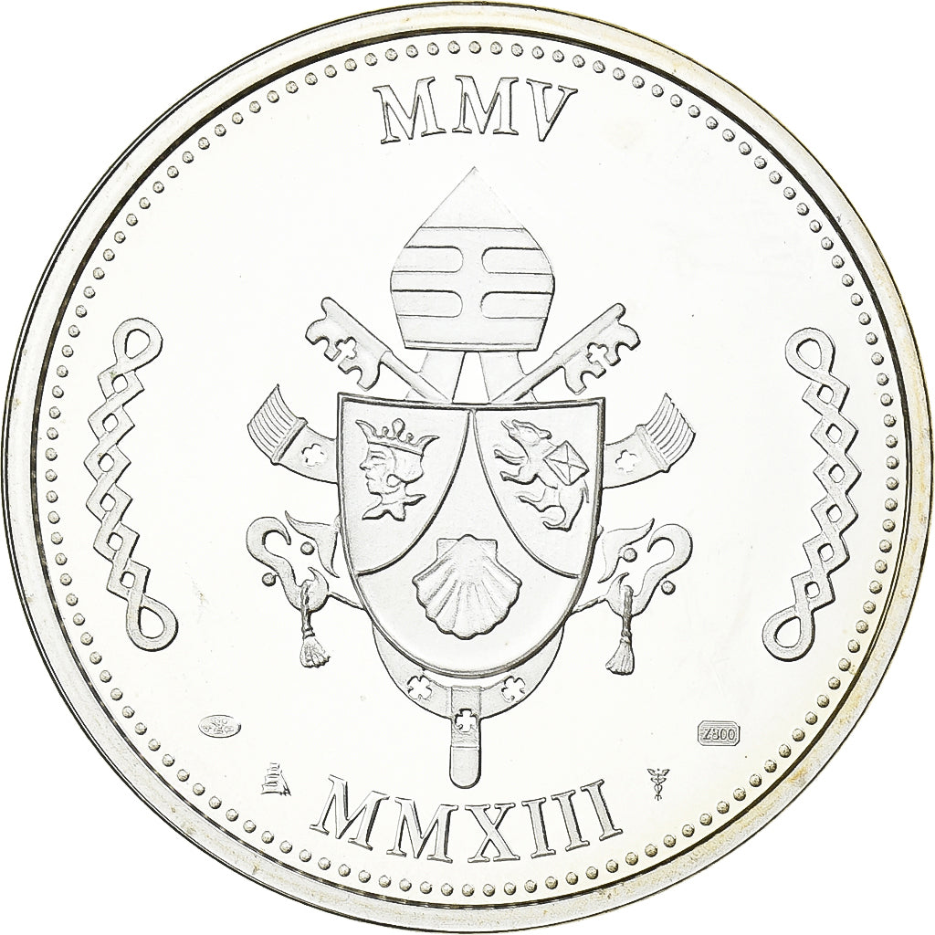 PAŃSTWO WATYKAŃSKIE, medal, Le Pape Benoit XVI, 2013, Srebro, MS(64)
