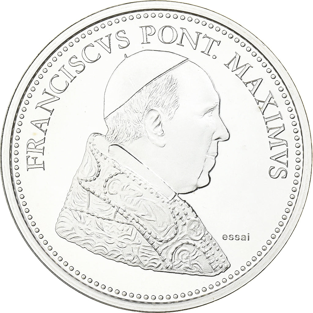CIUDAD DEL VATICANO, medalla, Le Pape François, 2013, Plata, SC+