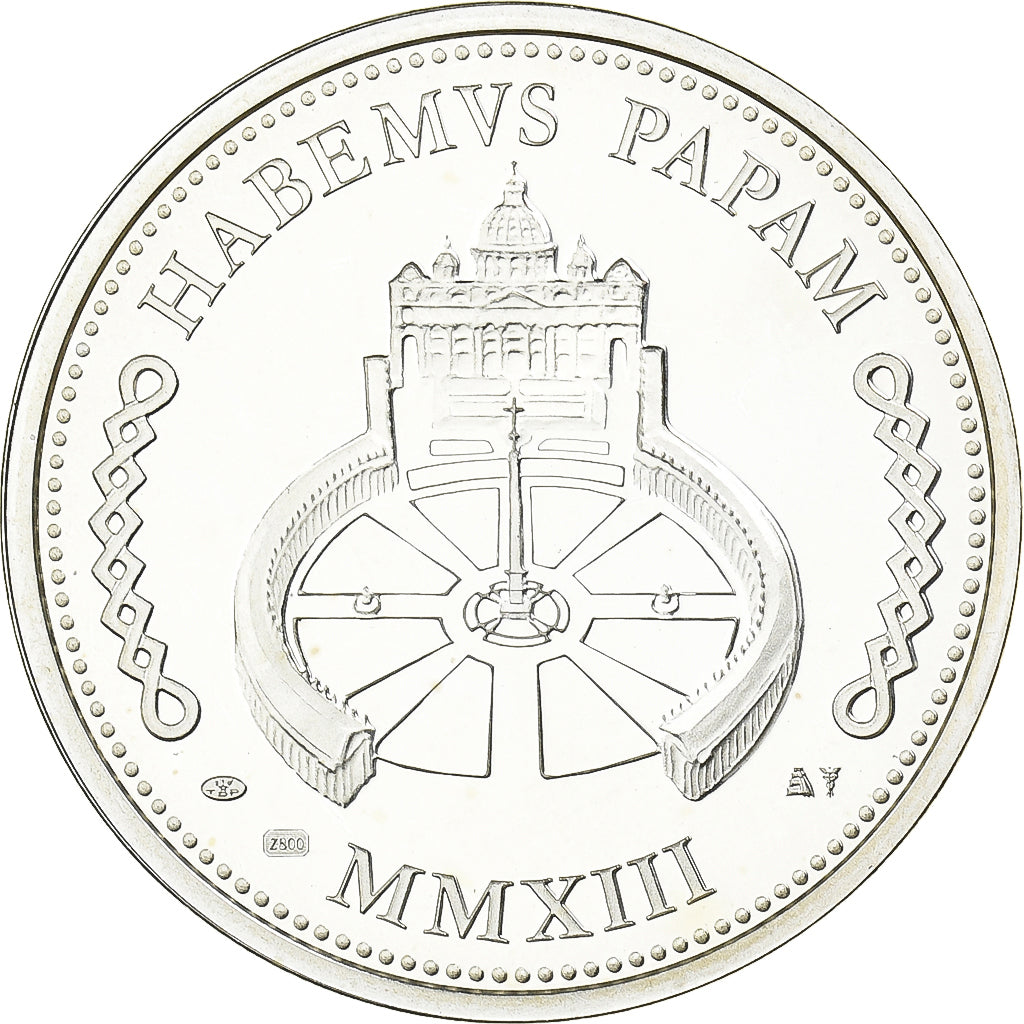 CIUDAD DEL VATICANO, medalla, Le Pape François, 2013, Plata, SC+