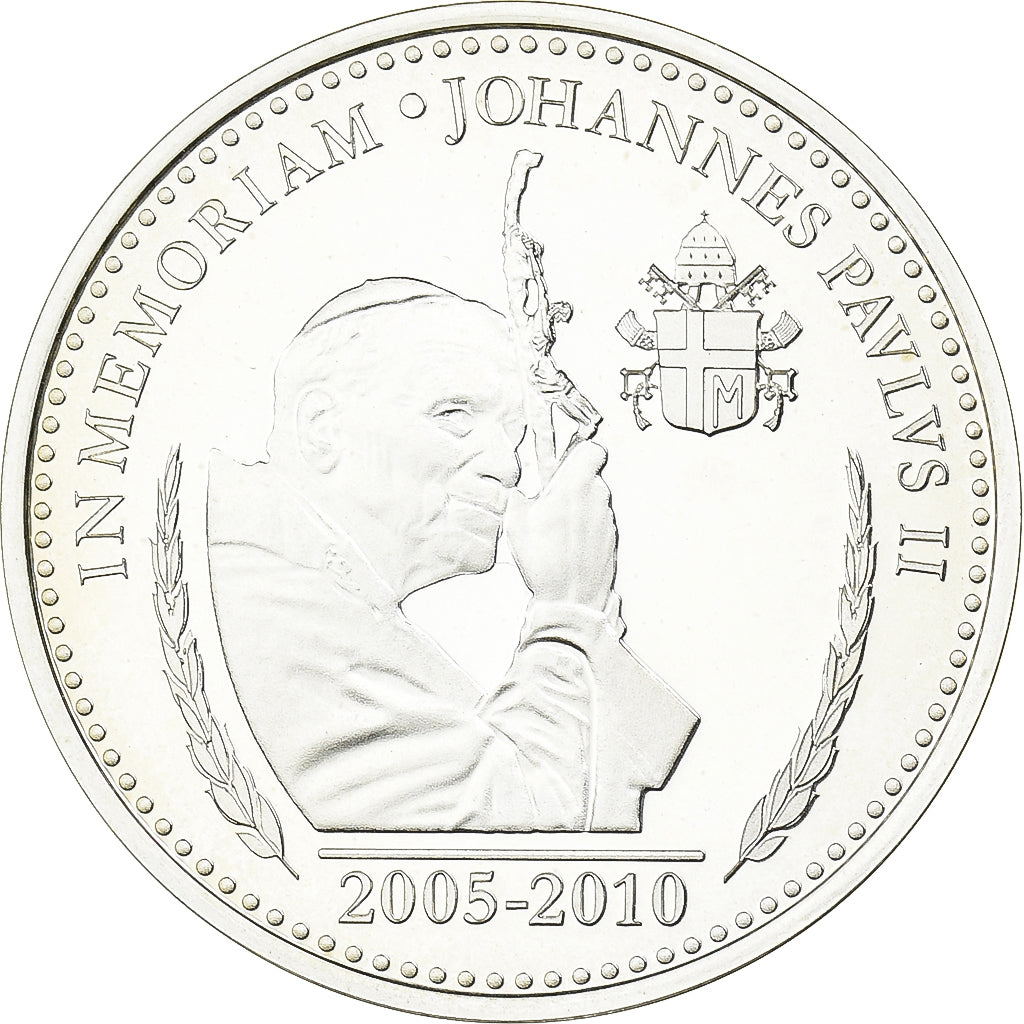 CIDADE DO VATICANO, medalha, Le Pape Jean-Paul II, 2010, Prata, MS(65-70)